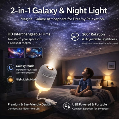 LuminaGalaxy — Galaxy Projector Night Light