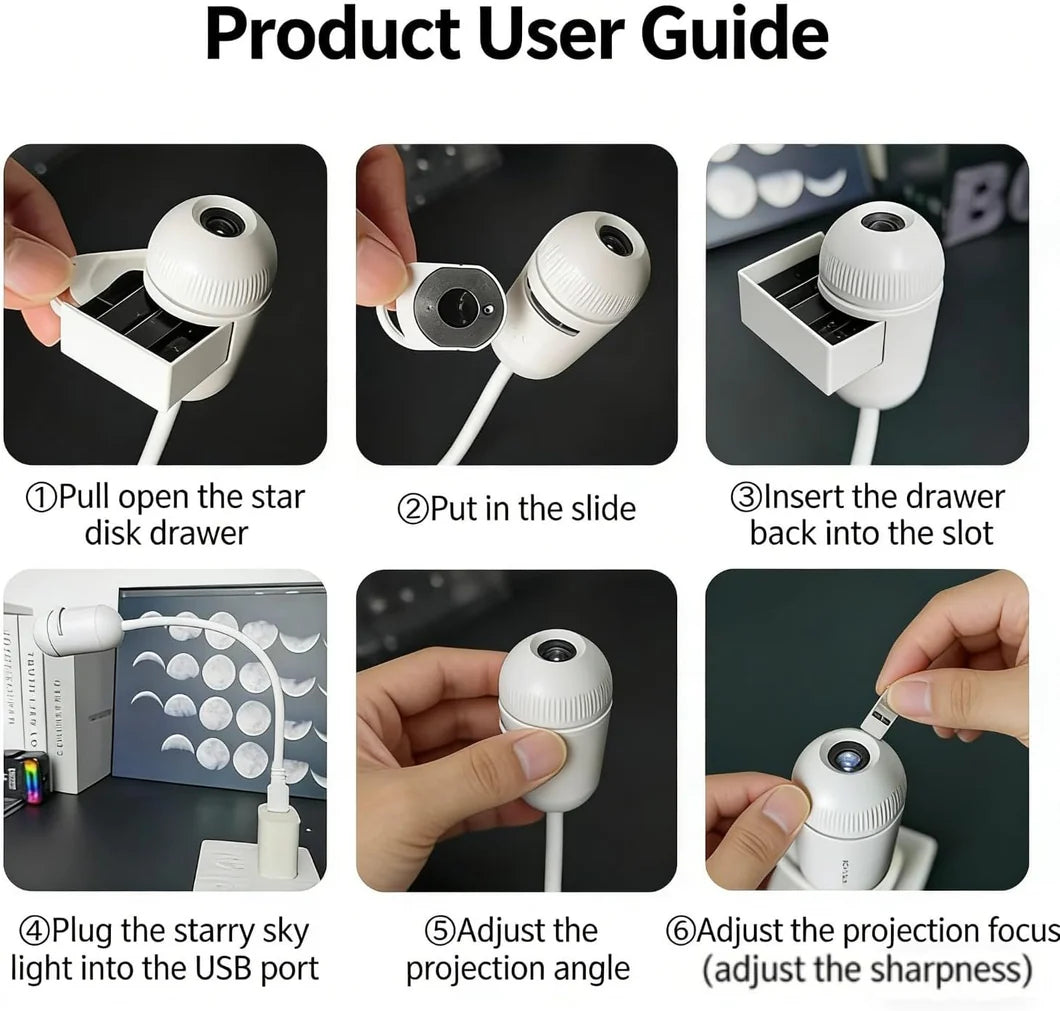 LuminaGalaxy — Galaxy Projector Night Light