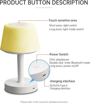 NoorGlow™ LED Quran Lamp Speaker