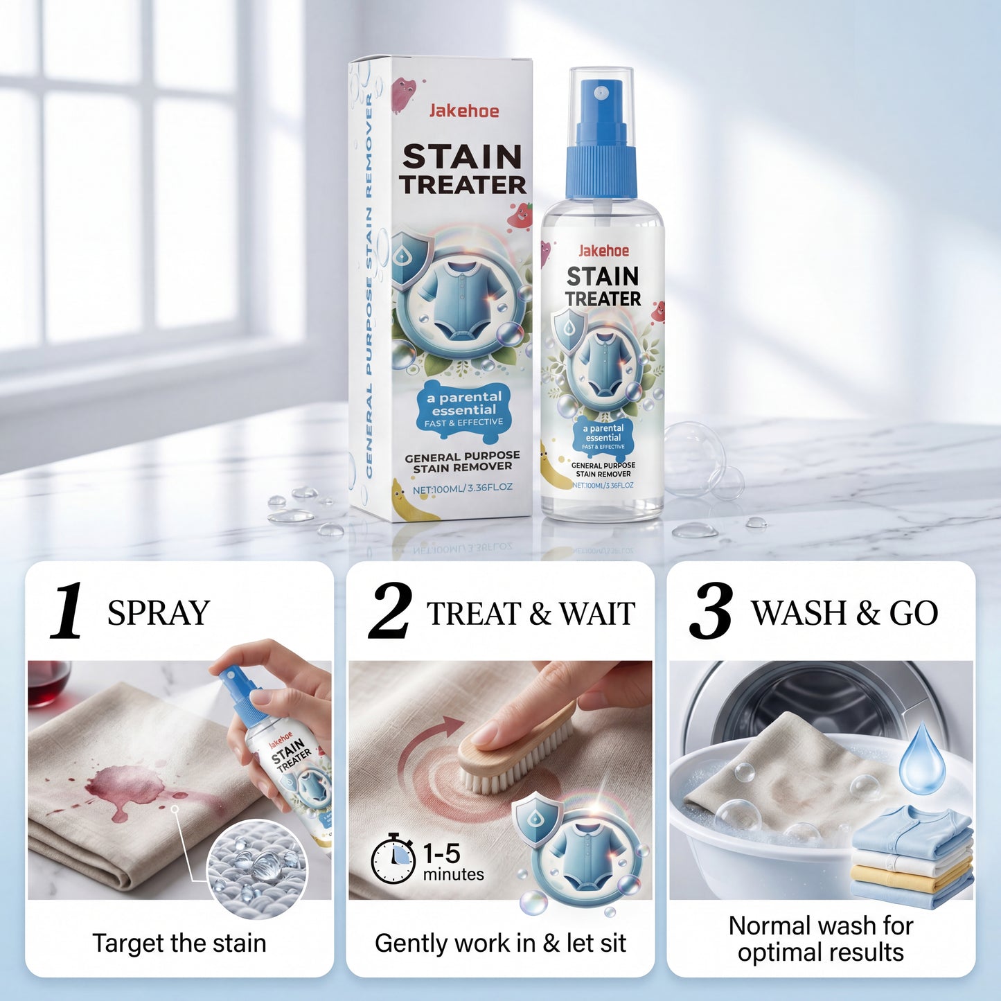 PureNest™ Instant Stain Remover Spray (120ml)