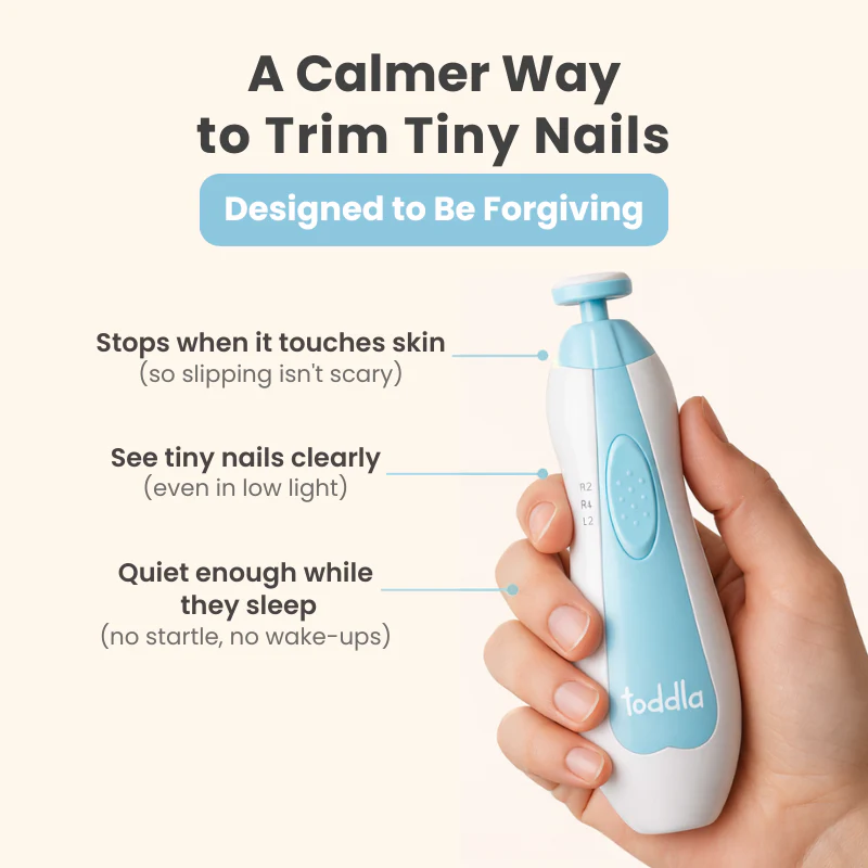 SafeTouch™ Baby Nail Trimmer – Trim While They Dream